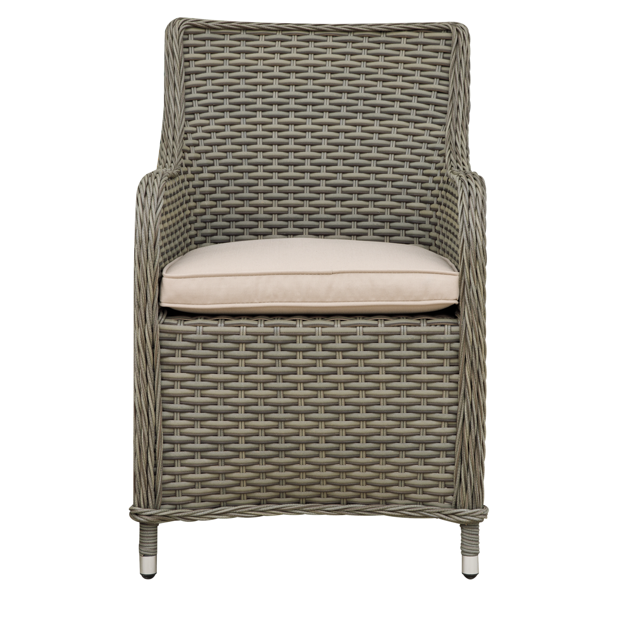 Dellonda DG64 Dellonda Chester Rattan Wicker Outdoor Garden Dining Chairs 2pc
