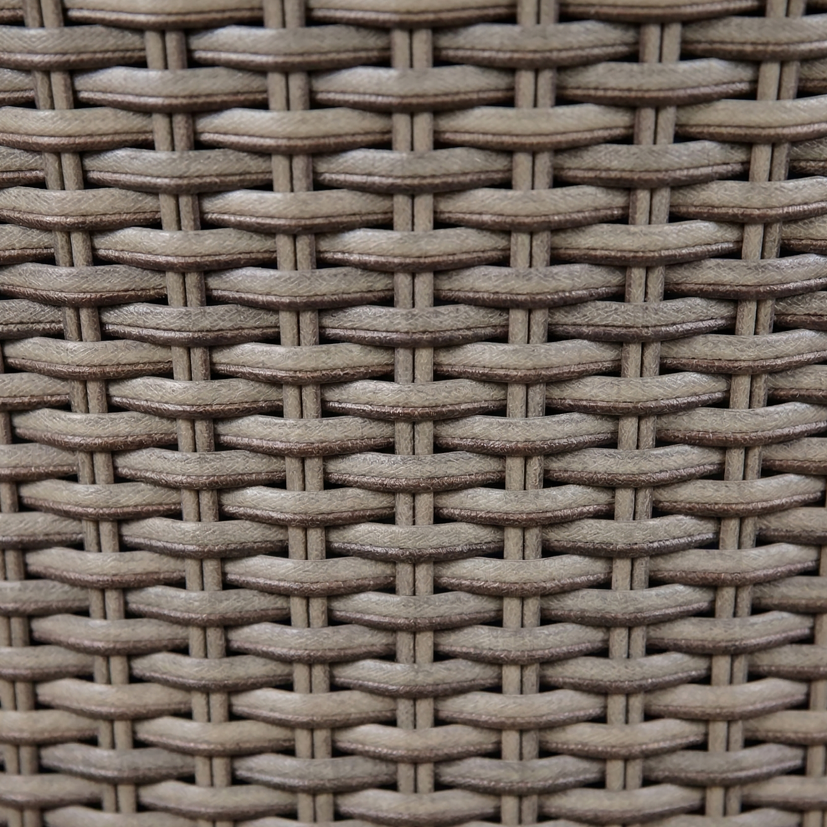 Dellonda DG66 Dellonda Chester Rattan Wicker Round Outdoor Dining Table with Tempered Glass Top