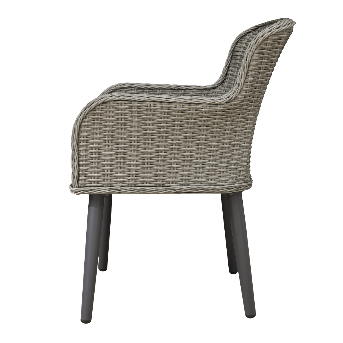 Dellonda DG76 Dellonda Buxton Rattan Wicker Outdoor Chairs Set 2pc