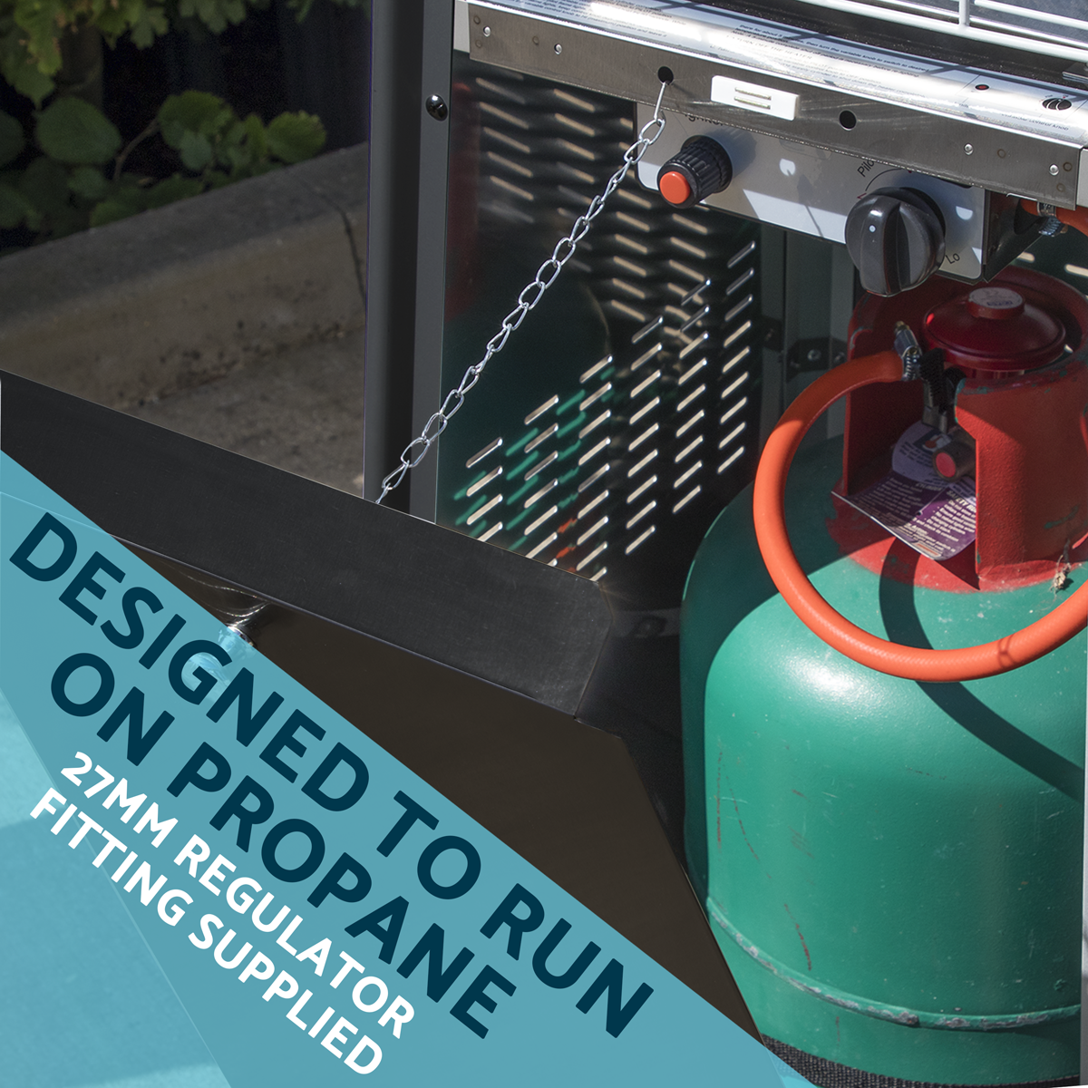 Dellonda DG98 Dellonda Pyramid Gas Outdoor Garden Patio Heater 13kW Commercial & Home Use