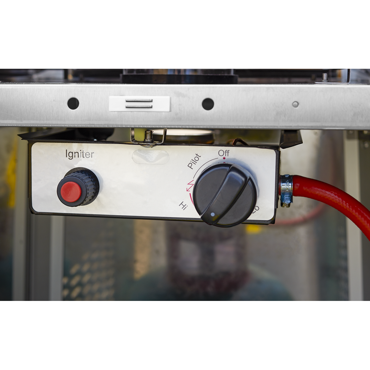 Dellonda DG99 Dellonda 13kW Pyramid Gas Patio Heater 13kW Commercial/Garden Use - Stainless Steel