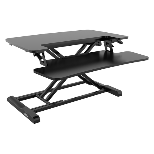 Dellonda DH14 Dellonda 71cm Adjustable-Height Standing Desk Riser 15kg Capacity
