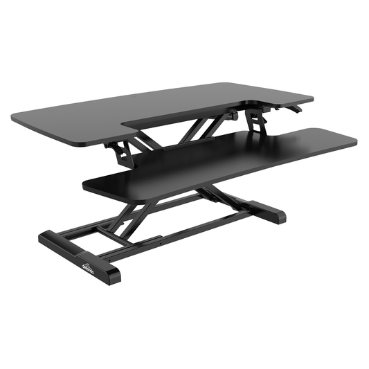 Dellonda DH15 Dellonda 89cm Adjustable-Height Standing Desk Riser 15kg Capacity