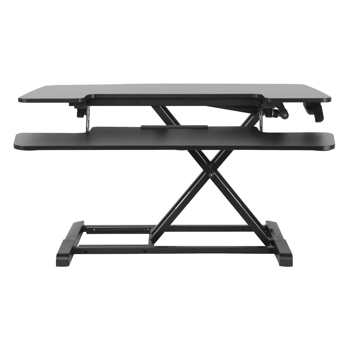Dellonda DH15 Dellonda 89cm Adjustable-Height Standing Desk Riser 15kg Capacity