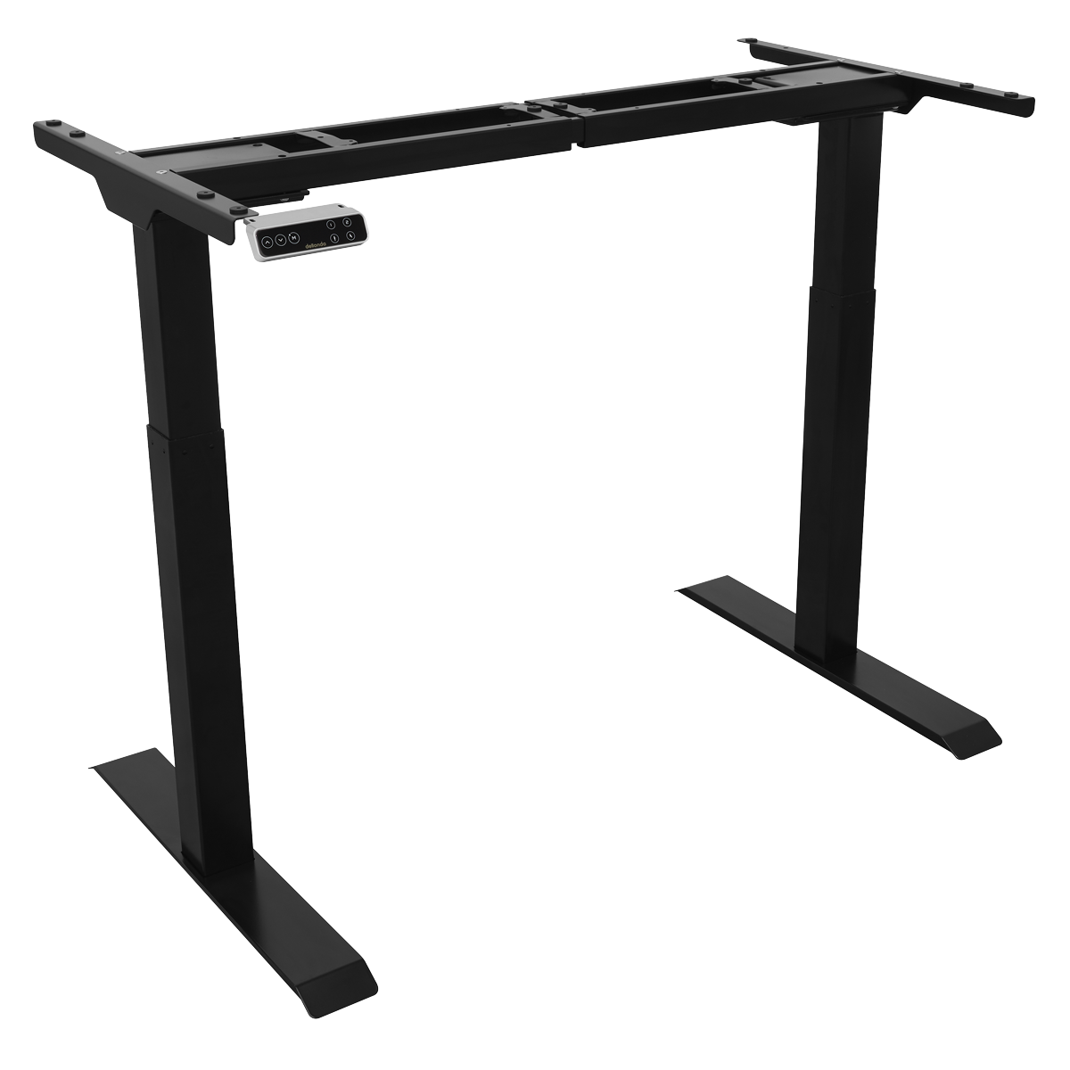 Dellonda DH16 Dellonda Dual Motor Ultra-Quiet Desk Frame with Digital Controls 100kg Capacity - Black