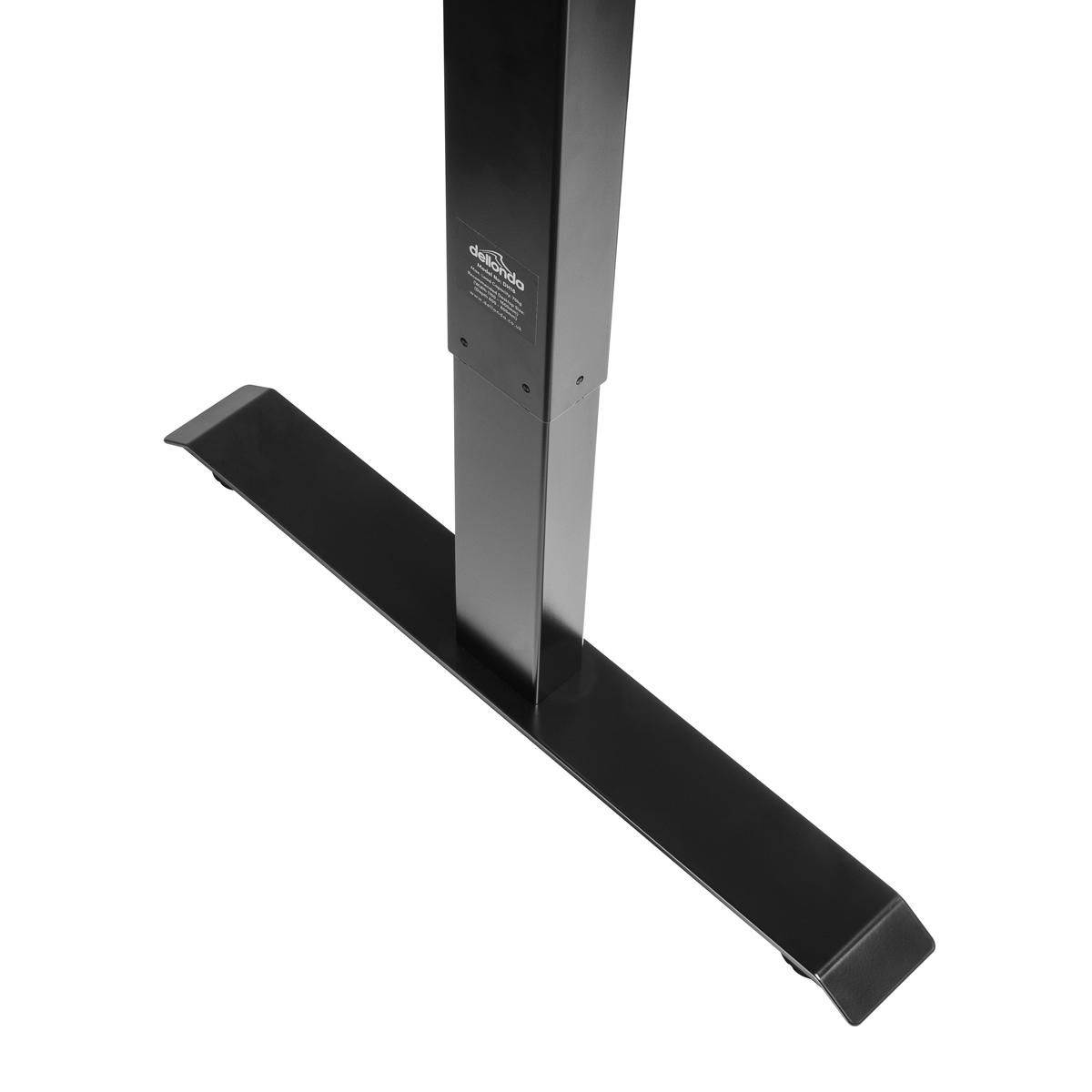 Dellonda DH17 Dellonda Single Motor Ultra-Quiet Adjustable-Height Desk Frame 70kg Capacity - Black