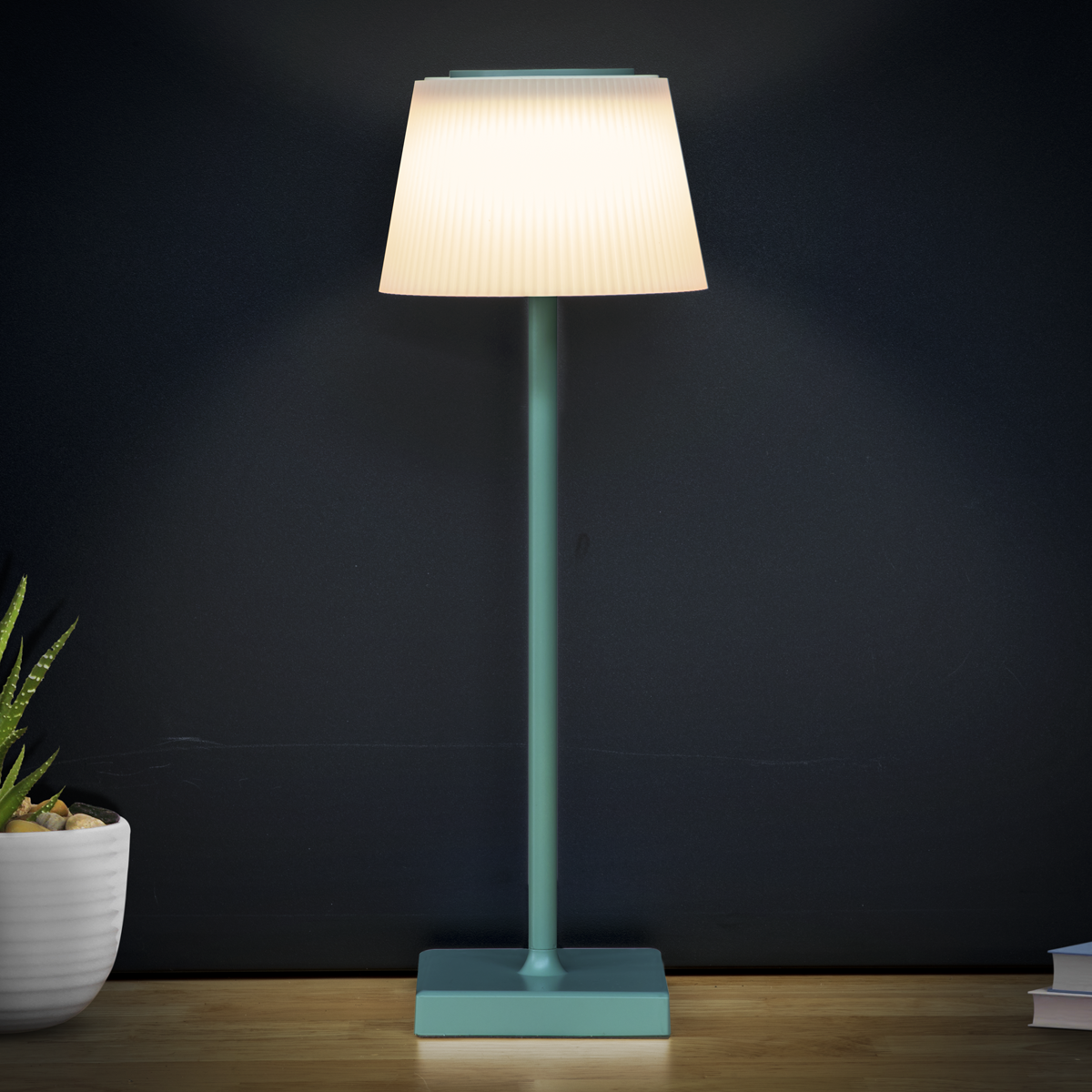 Dellonda DH214 Dellonda Rechargeable Table Lamp for Home Office Restaurant RGB Colours