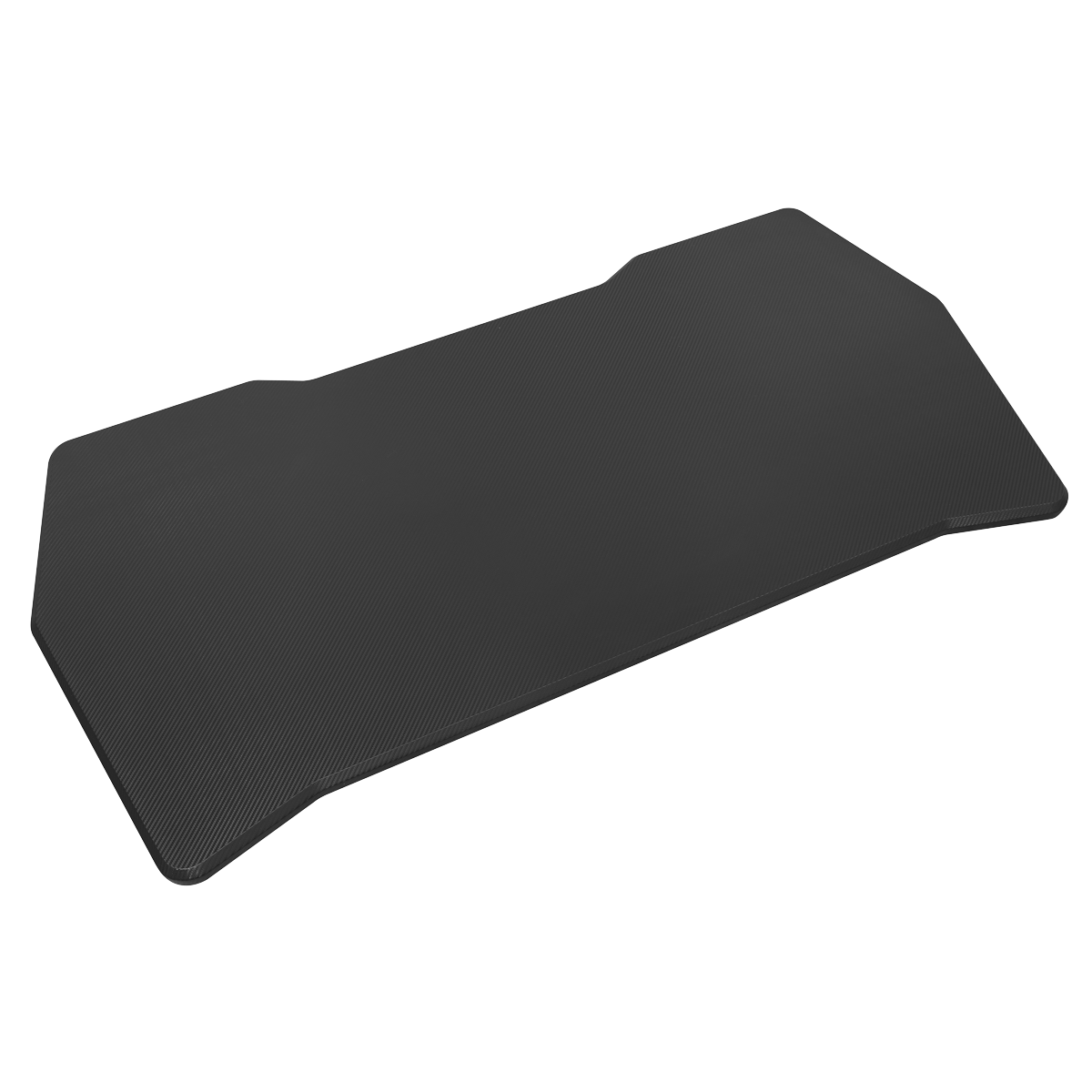 Dellonda DH22 Dellonda Rectangular Desktop 1400 x 700mm - Carbon Fibre Effect