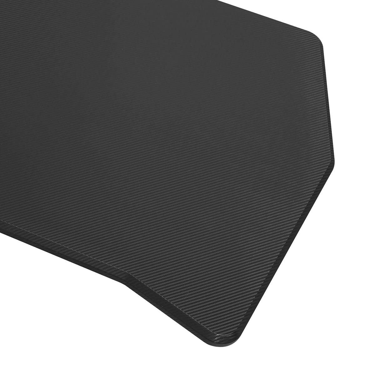 Dellonda DH22 Dellonda Rectangular Desktop 1400 x 700mm - Carbon Fibre Effect