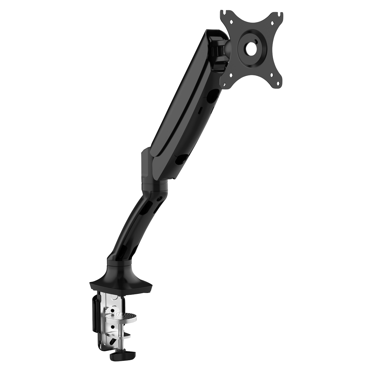 Dellonda DH24 Dellonda Adjustable Single Monitor Arm with 360° Rotation - Black