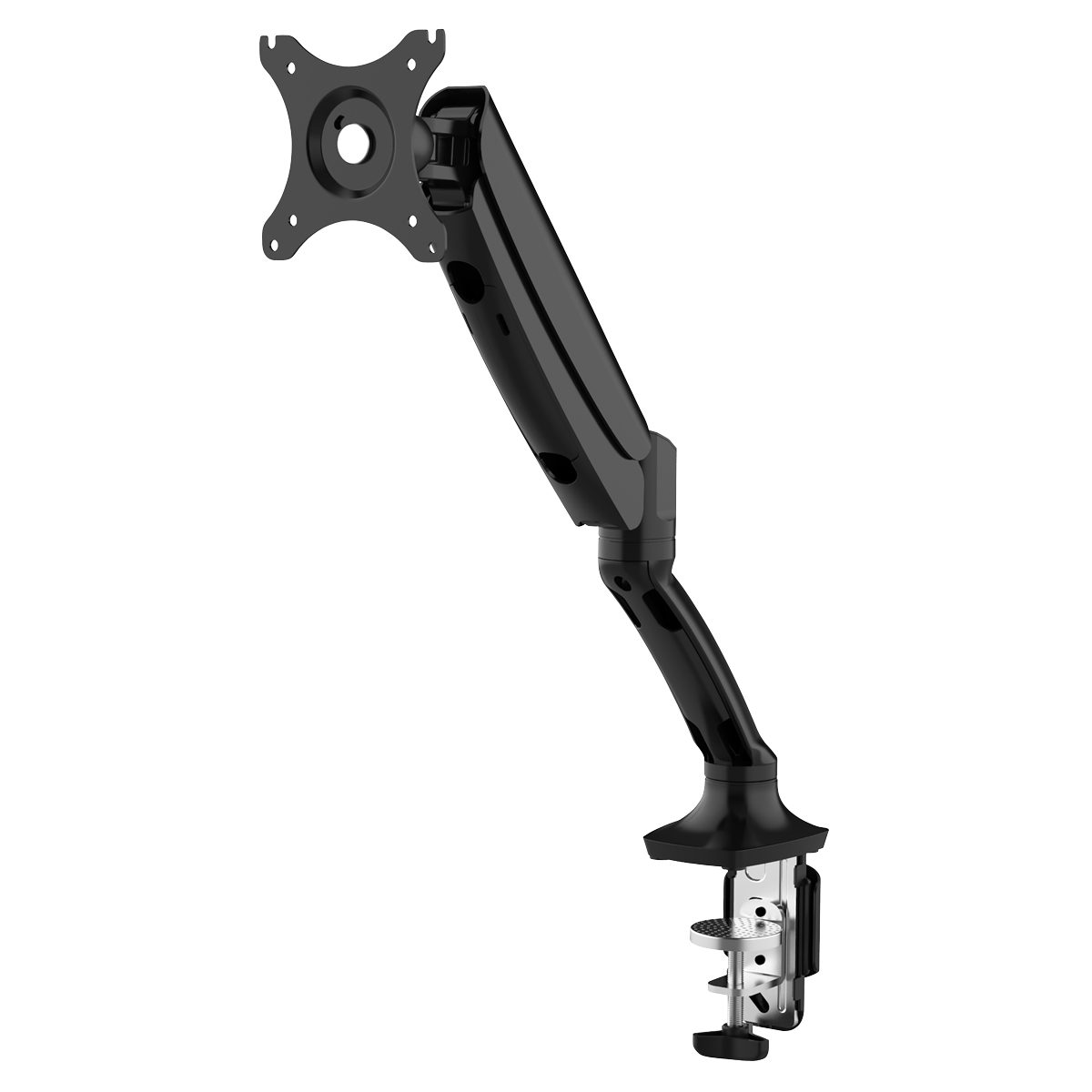 Dellonda DH24 Dellonda Adjustable Single Monitor Arm with 360° Rotation - Black