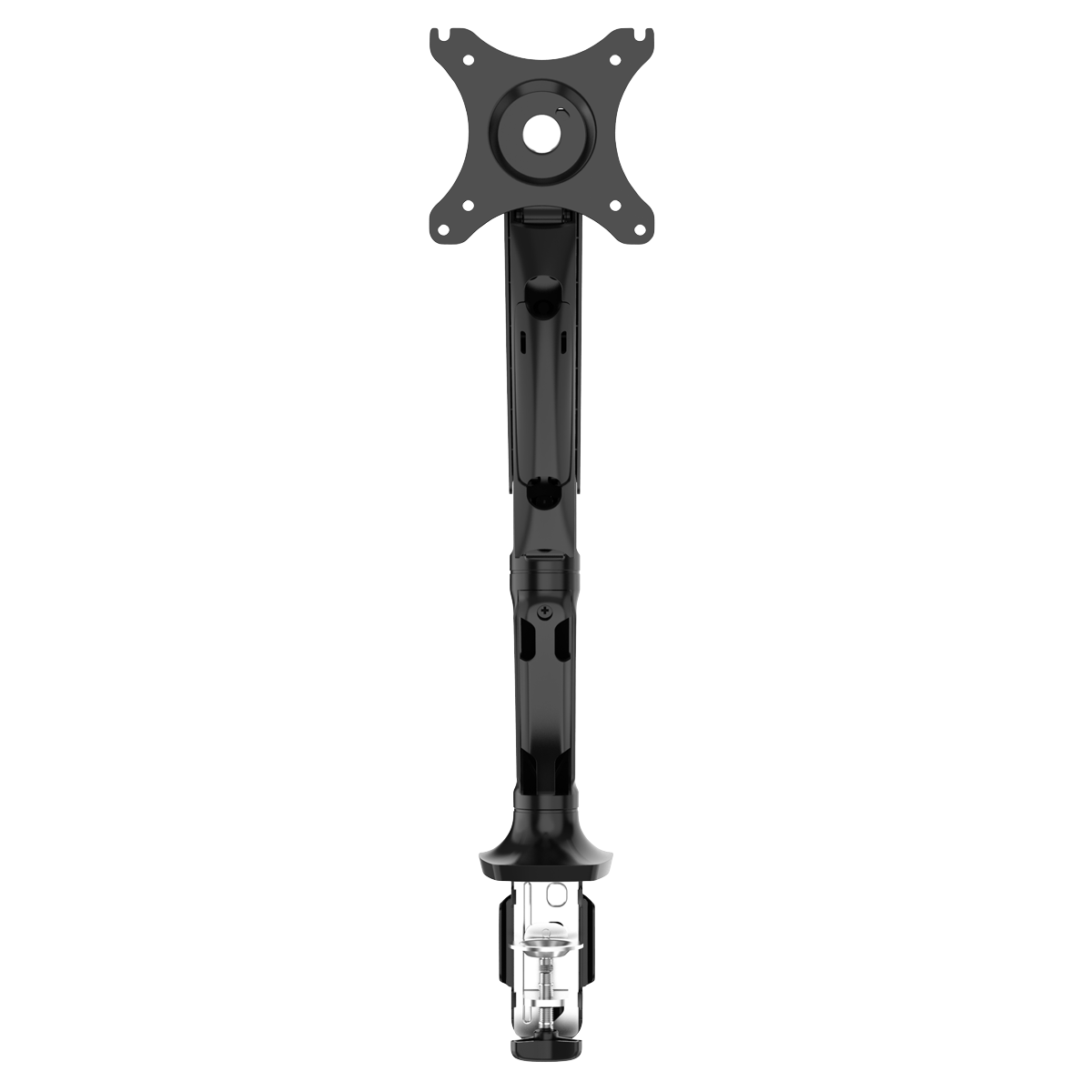 Dellonda DH24 Dellonda Adjustable Single Monitor Arm with 360° Rotation - Black
