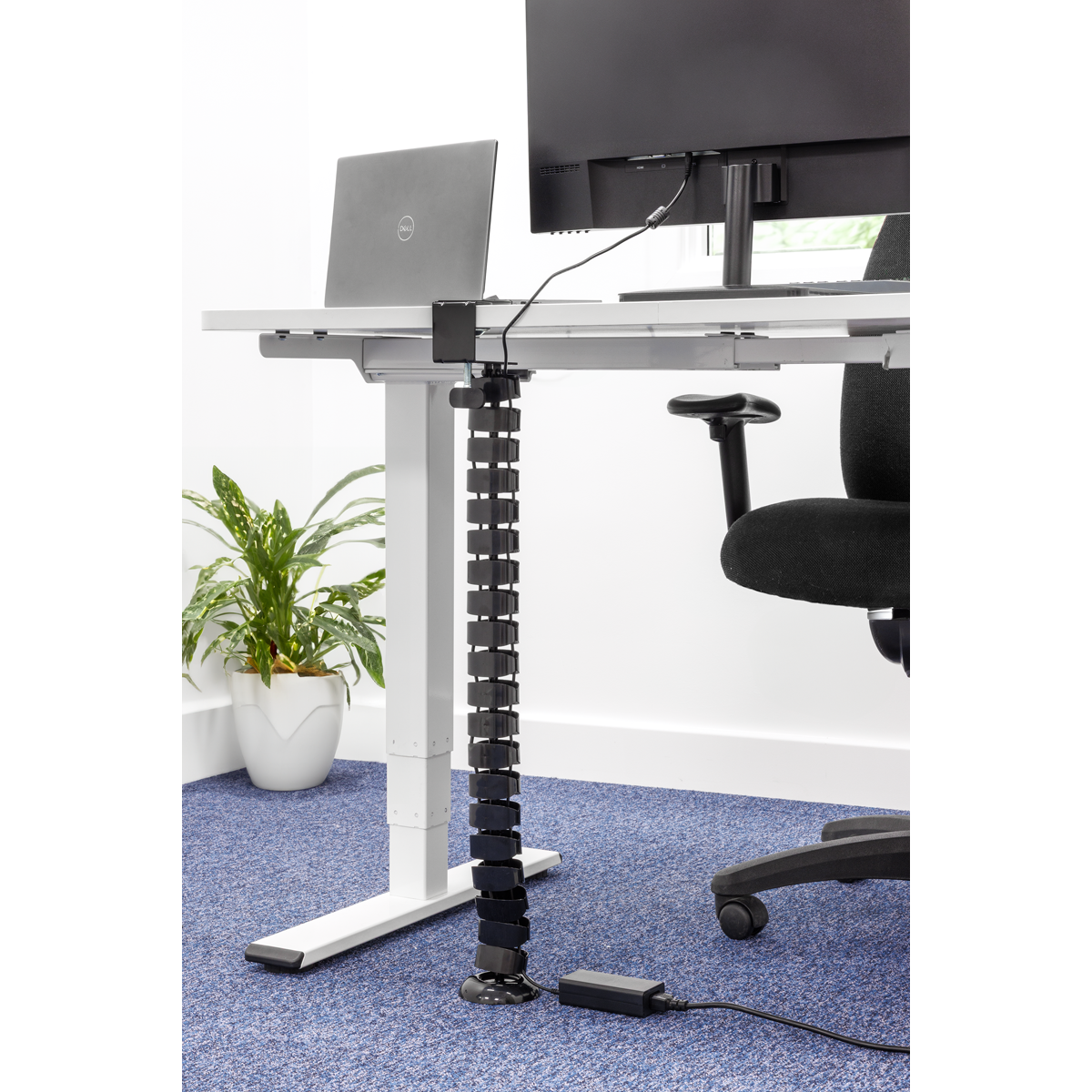Dellonda DH274 Dellonda Flexible Cable Management System, Clamp-On 1.3m