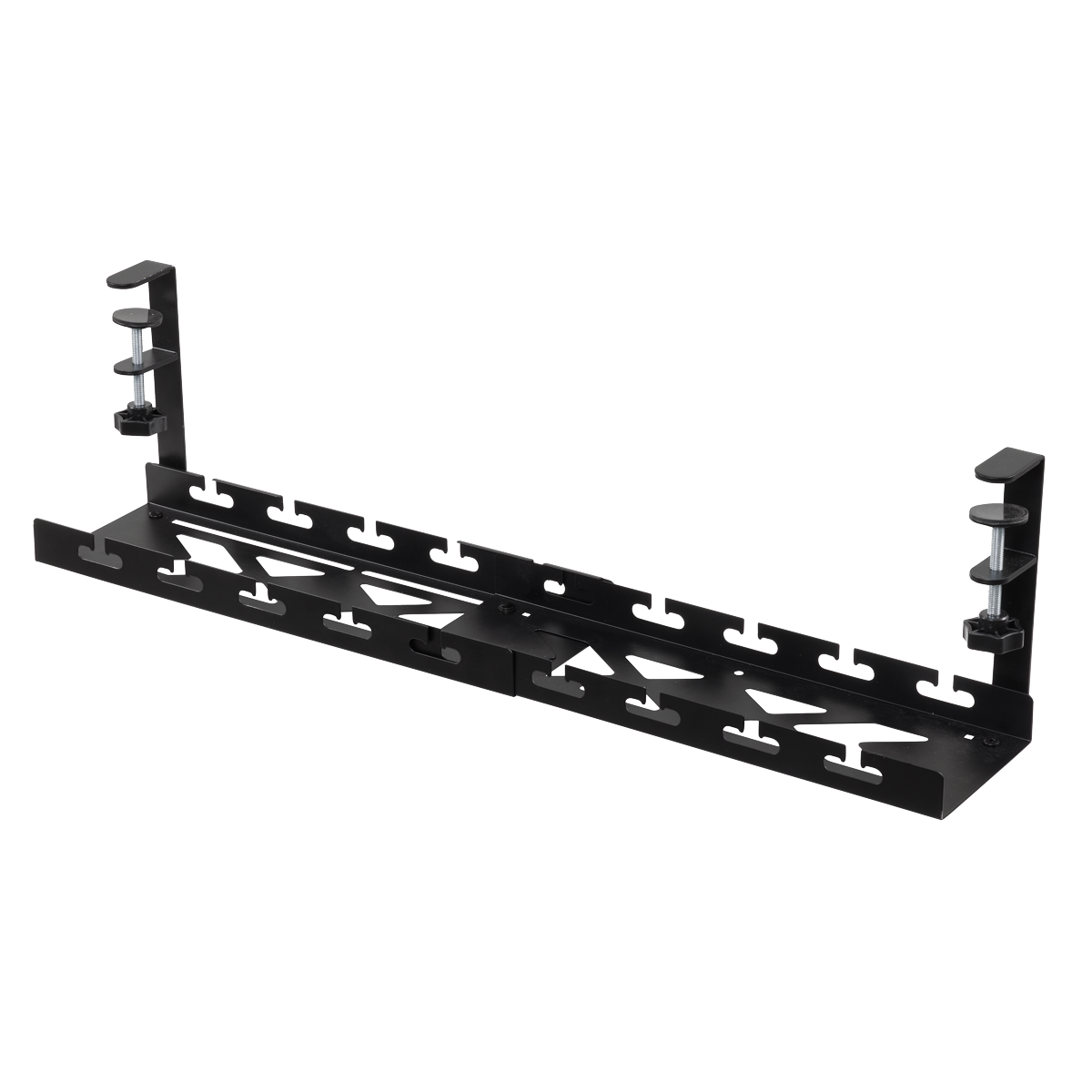 Dellonda DH276 Dellonda Extendable Cable Management Tray 435/730 x 130 x 190 - Black