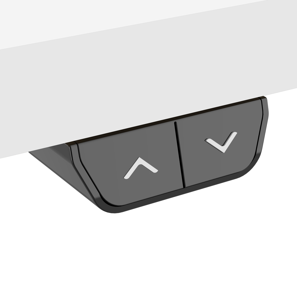 Dellonda DH36 Dellonda Single Motor Ultra-Quiet Adjustable-Height Electric Sit/Stand Desk - White Desktop