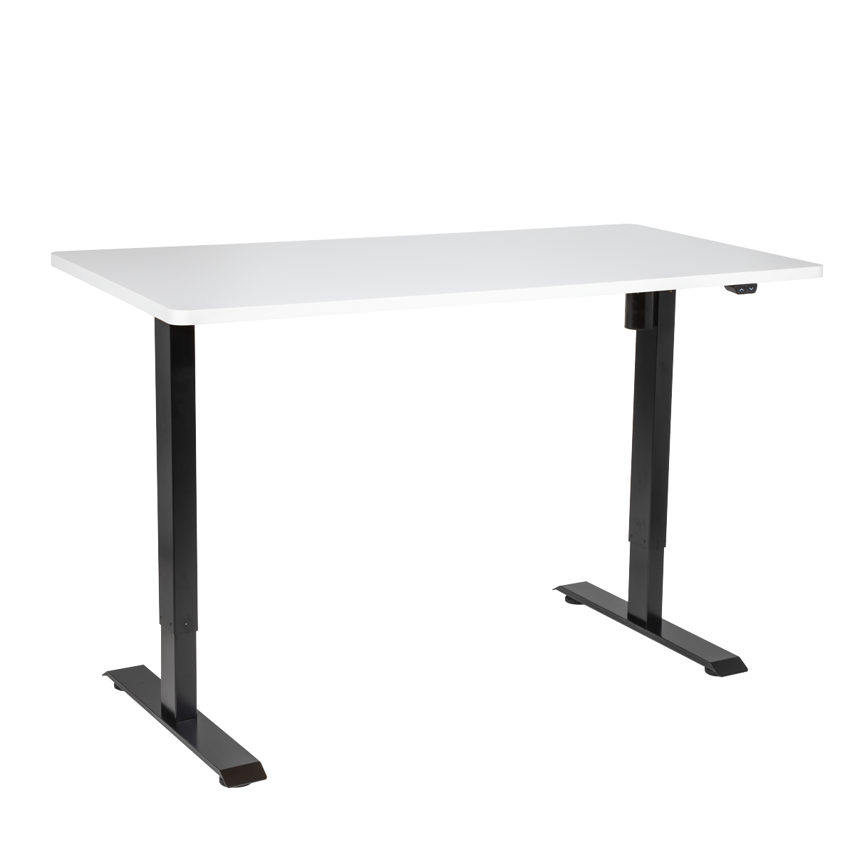 Dellonda DH36 Dellonda Single Motor Ultra-Quiet Adjustable-Height Electric Sit/Stand Desk - White Desktop