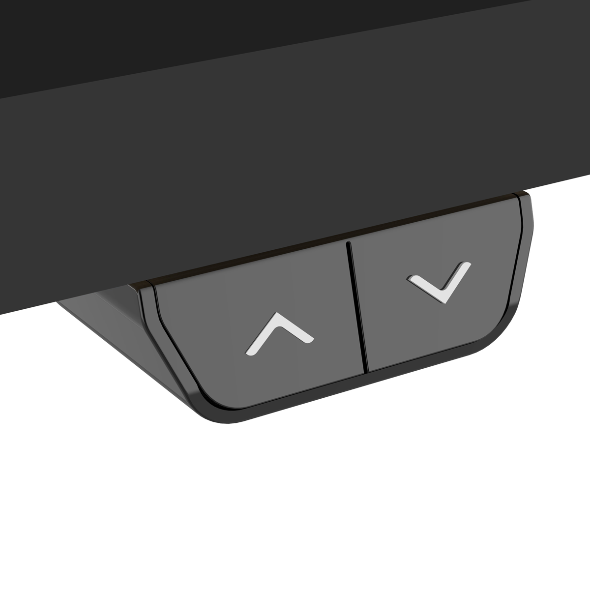 Dellonda DH55 Dellonda Single Motor Ultra-Quiet Adjustable-Height Electric Sit/Stand Desk - Black Desktop