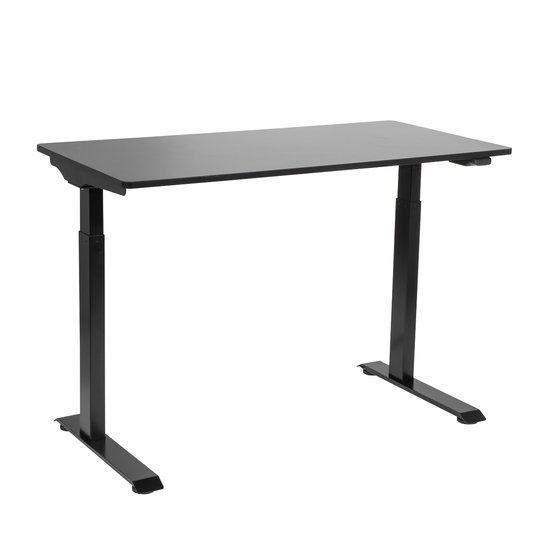 Dellonda DH55 Dellonda Single Motor Ultra-Quiet Adjustable-Height Electric Sit/Stand Desk - Black Desktop