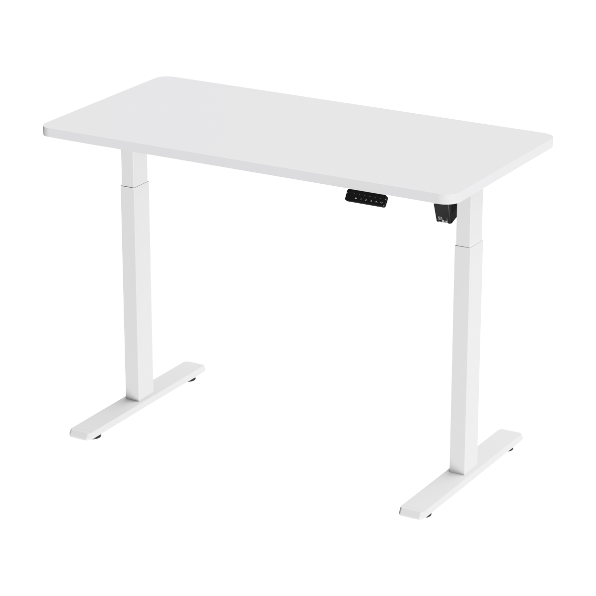 Dellonda DH56 Dellonda Single Motor Ultra-Quiet Adjustable-Height Electric Sit/Stand Desk - White Desktop