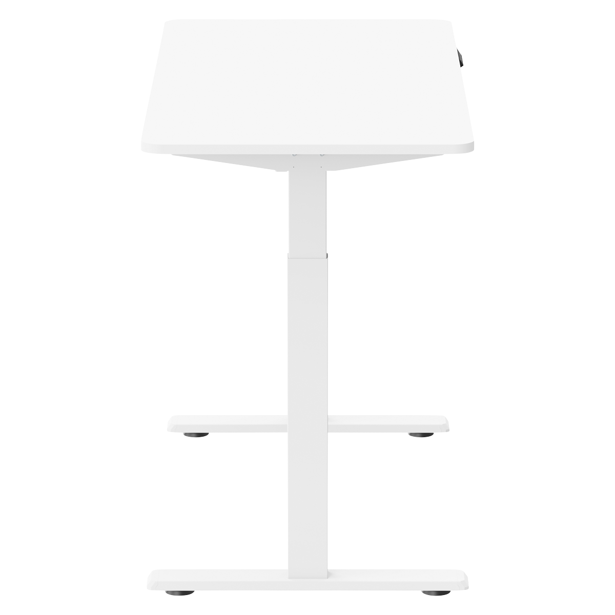 Dellonda DH56 Dellonda Single Motor Ultra-Quiet Adjustable-Height Electric Sit/Stand Desk - White Desktop