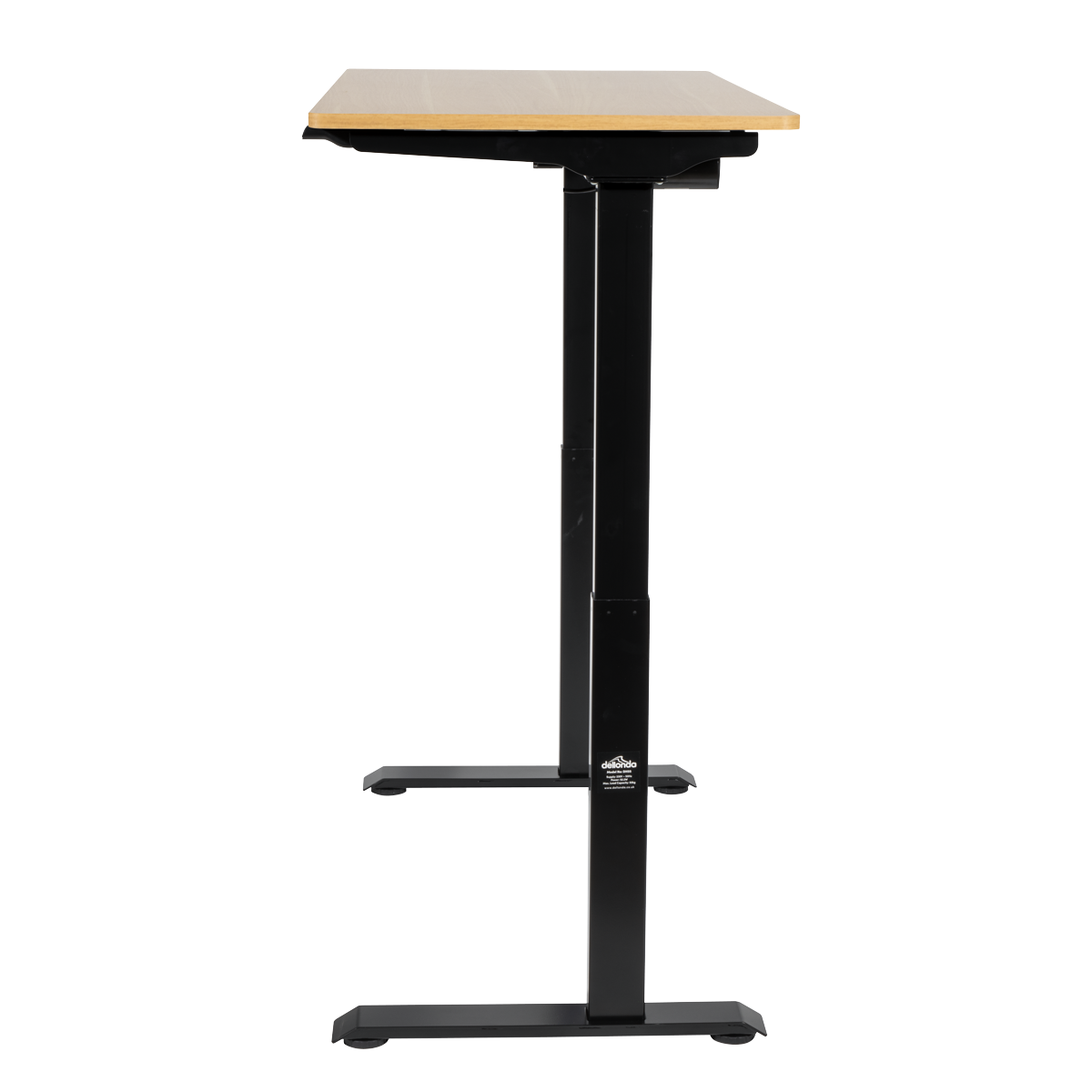 Dellonda DH66 Dellonda Single Motor Ultra-Quiet Adjustable-Height Electric Sit/Stand Desk - Oak Desktop