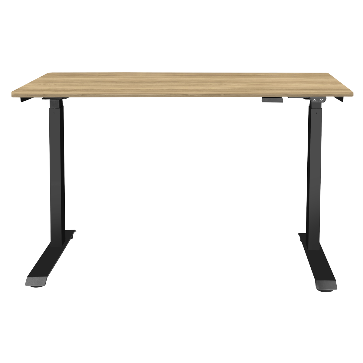 Dellonda DH66 Dellonda Single Motor Ultra-Quiet Adjustable-Height Electric Sit/Stand Desk - Oak Desktop