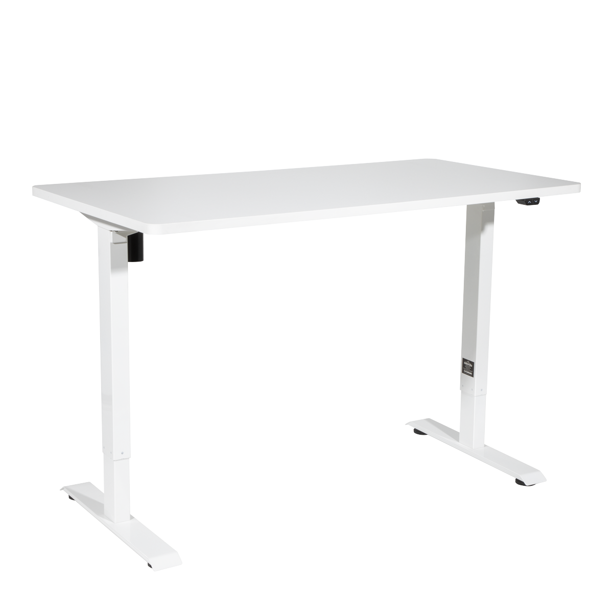 Dellonda DH67 Dellonda Single Motor Ultra-Quiet Adjustable-Height Electric Sit/Stand Desk - White Desktop