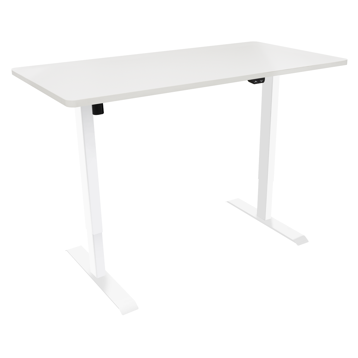 Dellonda DH67 Dellonda Single Motor Ultra-Quiet Adjustable-Height Electric Sit/Stand Desk - White Desktop