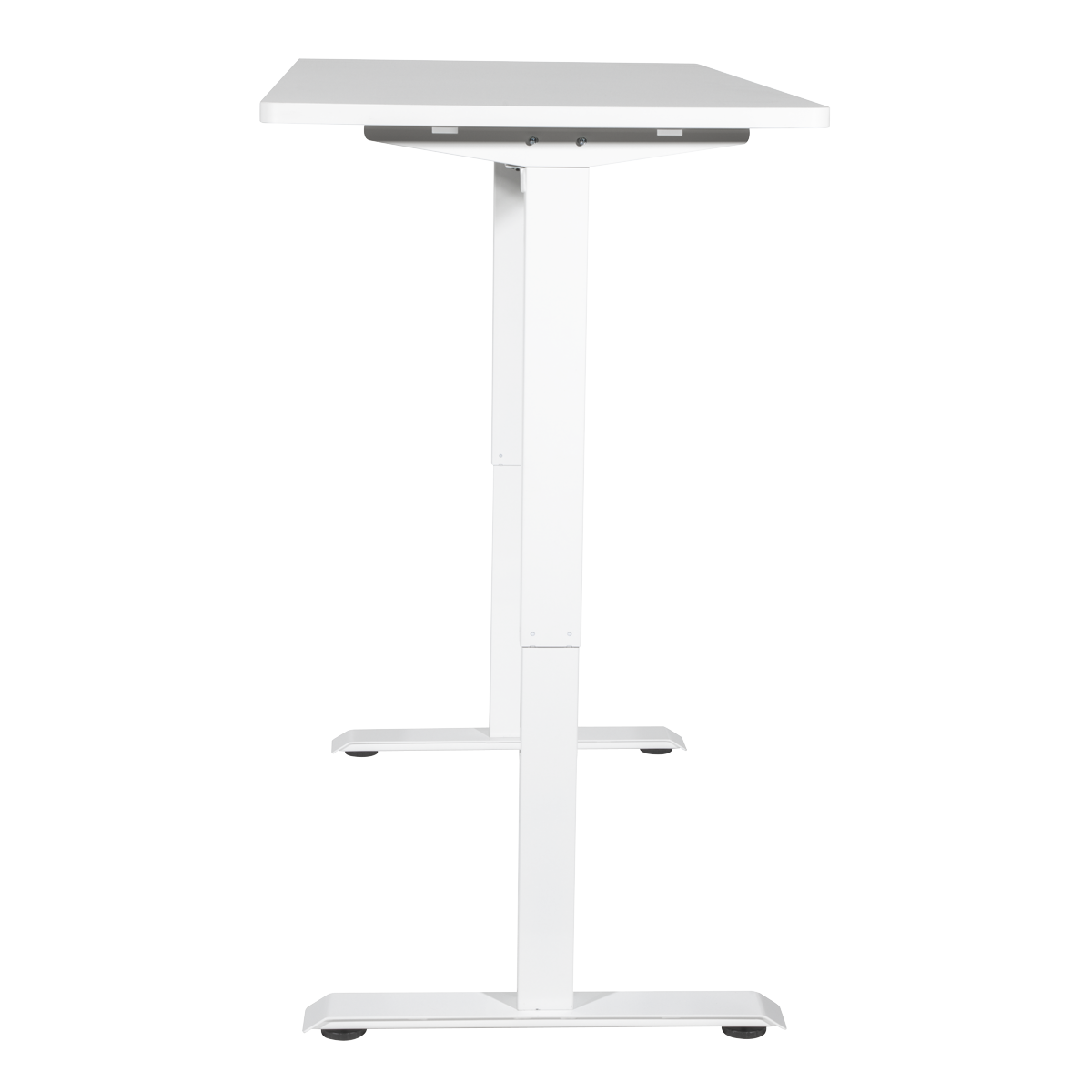 Dellonda DH67 Dellonda Single Motor Ultra-Quiet Adjustable-Height Electric Sit/Stand Desk - White Desktop
