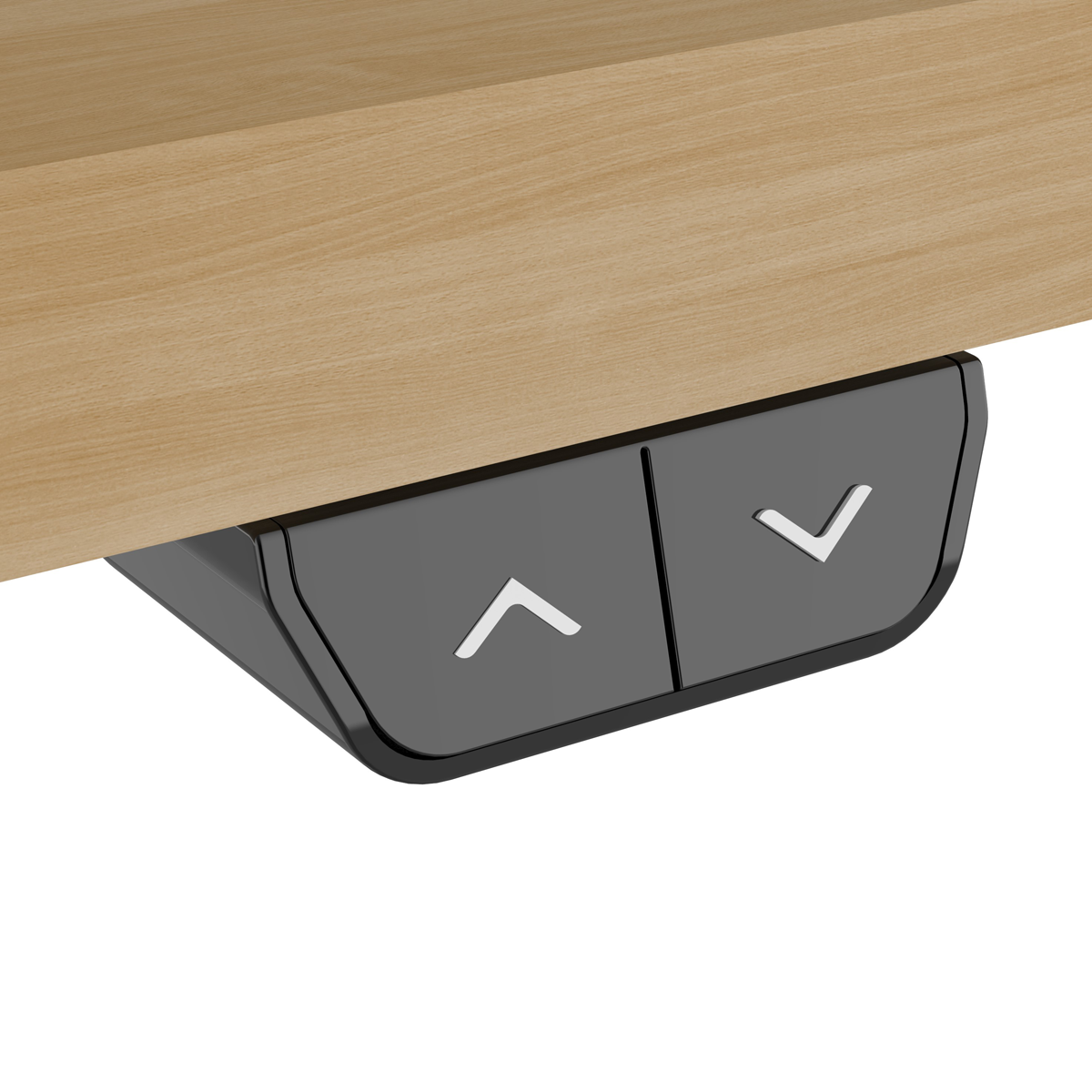 Dellonda DH68 Dellonda Single Motor Ultra-Quiet Adjustable-Height Electric Sit/Stand Desk - Oak Desktop