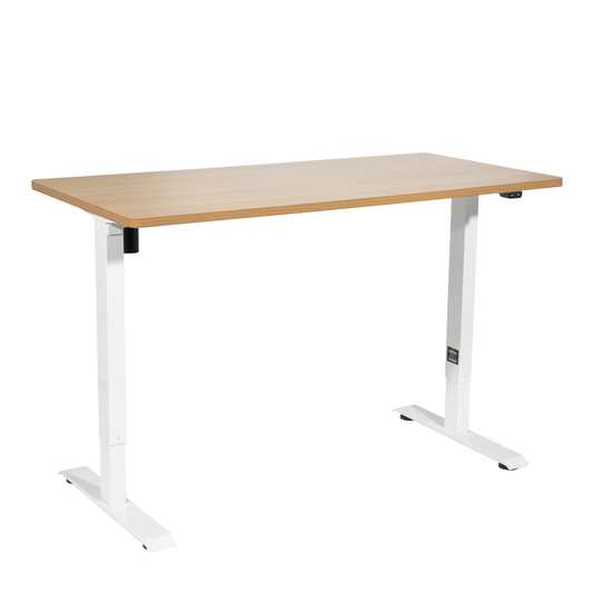 Dellonda DH68 Dellonda Single Motor Ultra-Quiet Adjustable-Height Electric Sit/Stand Desk - Oak Desktop