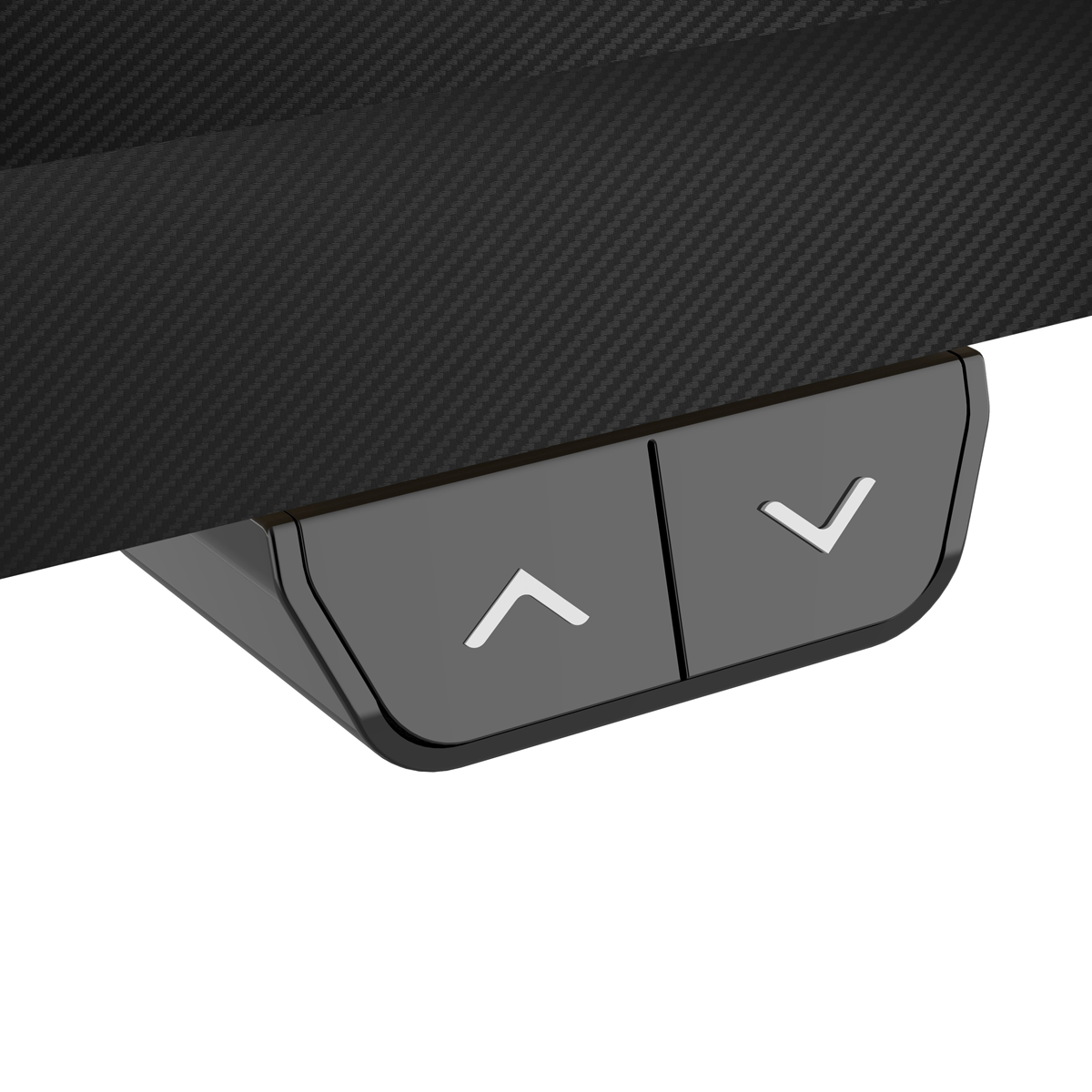 Dellonda DH70 Dellonda Single Motor Ultra-Quiet Adjustable-Height Electric Sit/Stand Desk - Carbon Fibre Effect Desktop