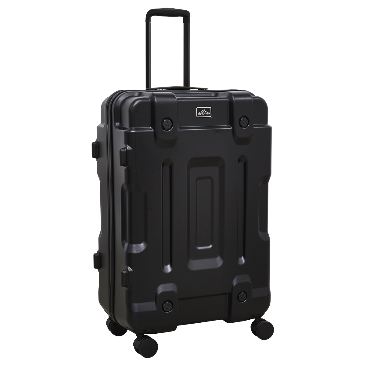 Dellonda DL10 Dellonda Lightweight ABS Luggage Set 3pc - Black