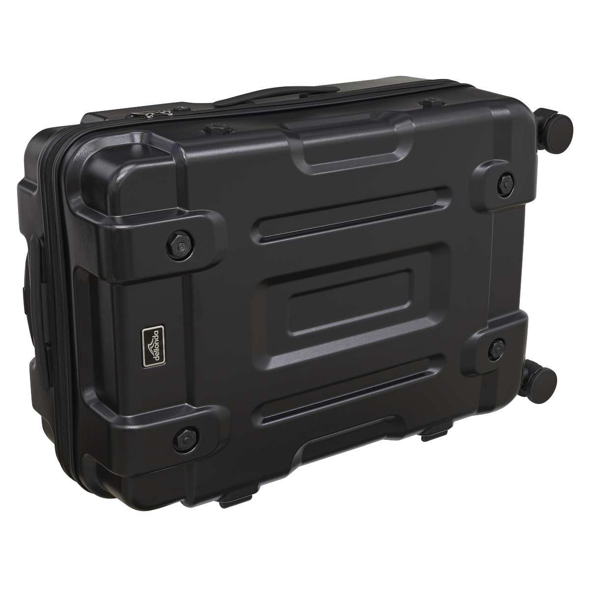 Dellonda DL10 Dellonda Lightweight ABS Luggage Set 3pc - Black