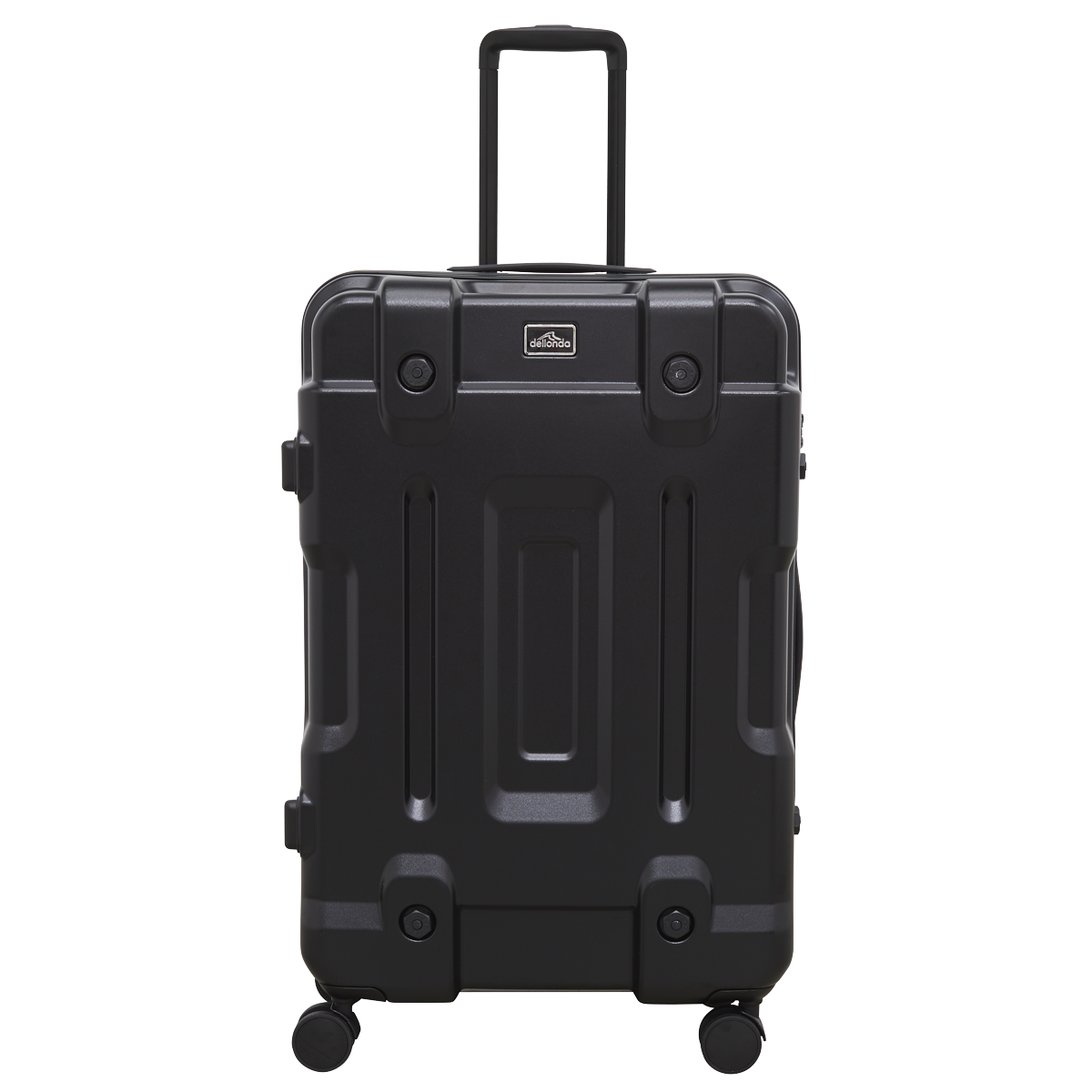 Dellonda DL10 Dellonda Lightweight ABS Luggage Set 3pc - Black