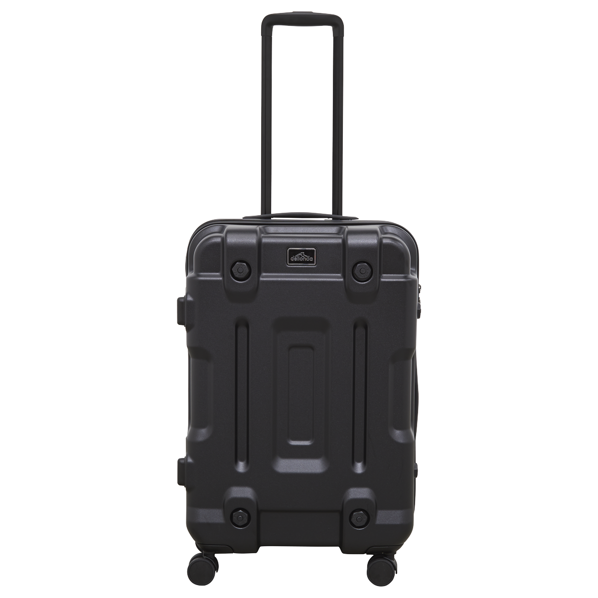 Dellonda DL10 Dellonda Lightweight ABS Luggage Set 3pc - Black