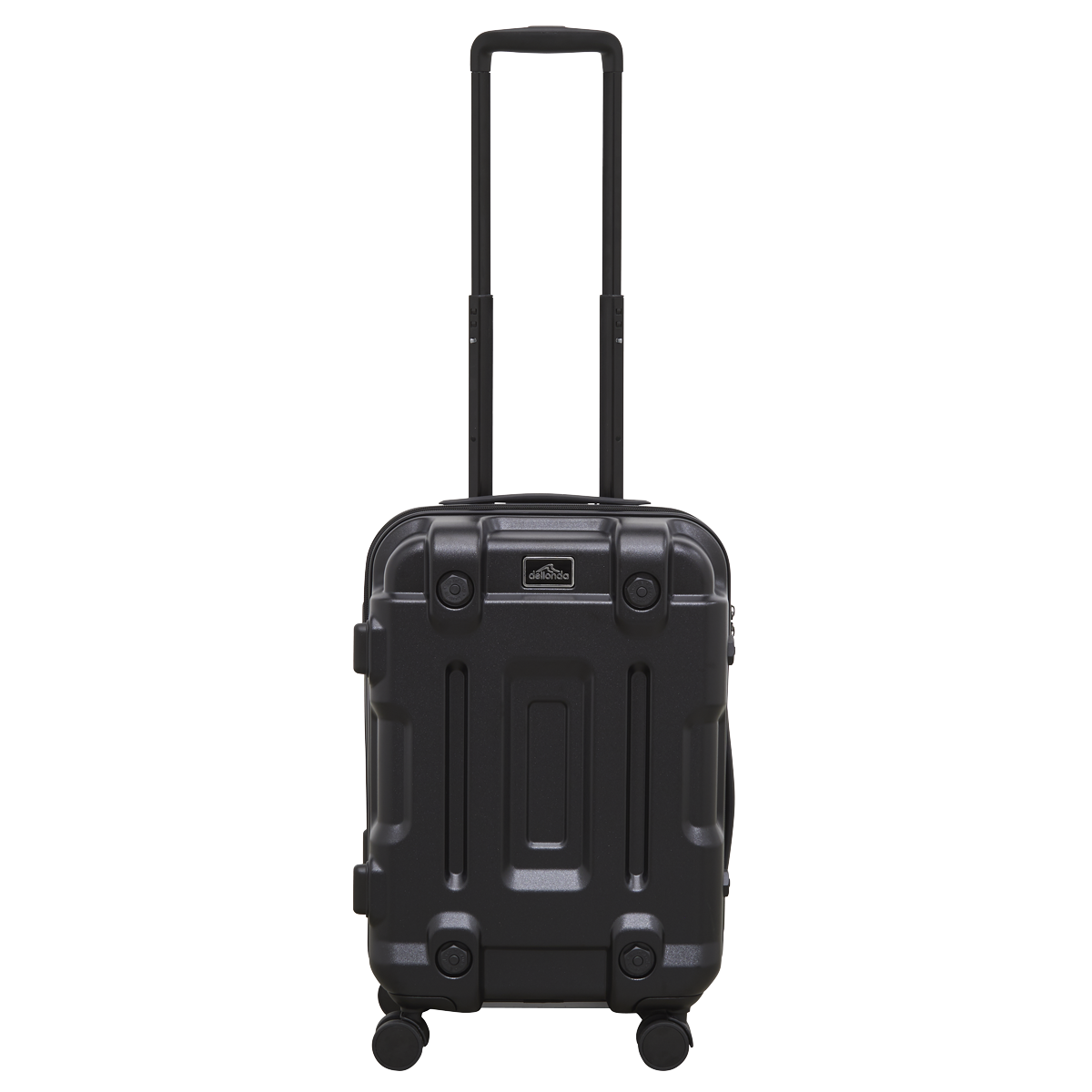 Dellonda DL10 Dellonda Lightweight ABS Luggage Set 3pc - Black