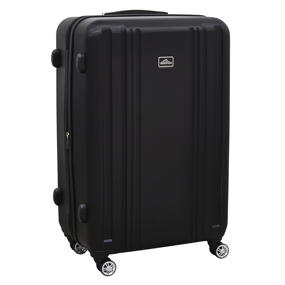 Dellonda DL11 Dellonda Lightweight ABS Luggage Set with TSA Lock - Black