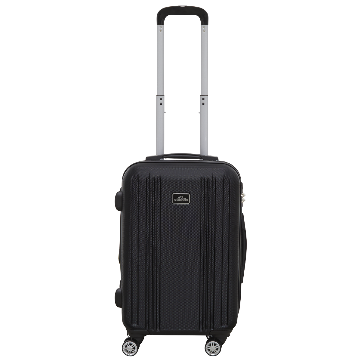 Dellonda DL11 Dellonda Lightweight ABS Luggage Set with TSA Lock - Black