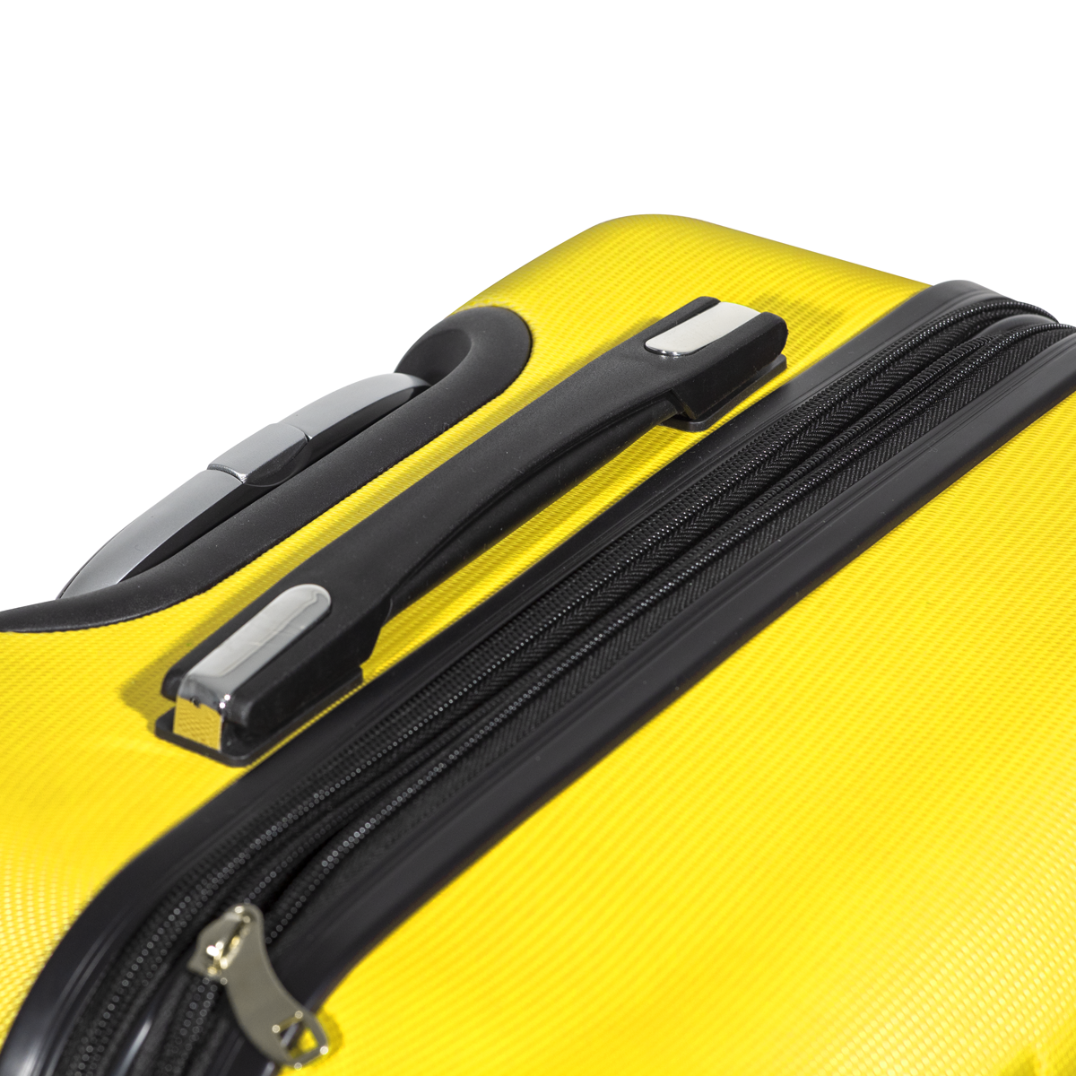 Dellonda DL124 Dellonda Lightweight ABS Luggage Set with TSA Lock - Yellow