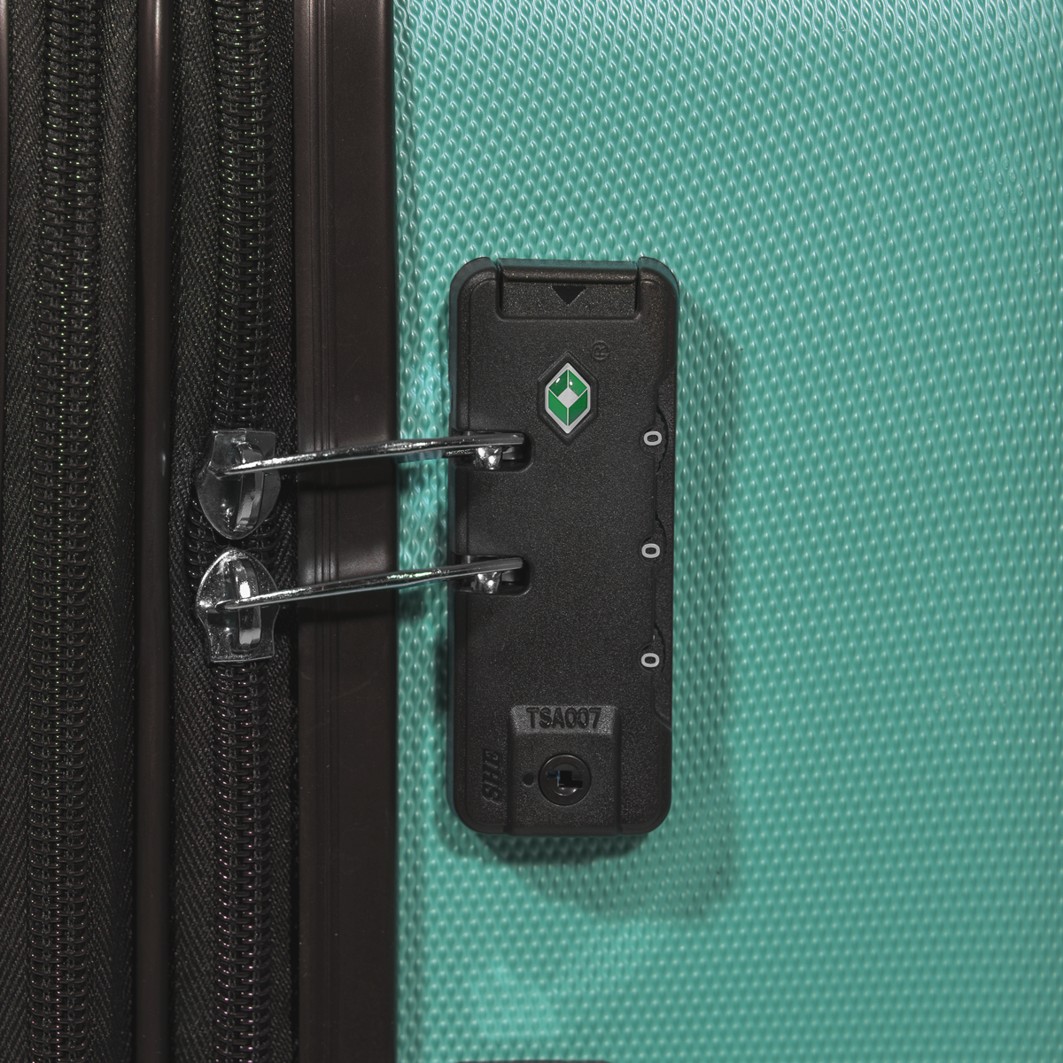 Dellonda DL126 Dellonda Lightweight ABS Luggage Set with TSA Lock - Teal