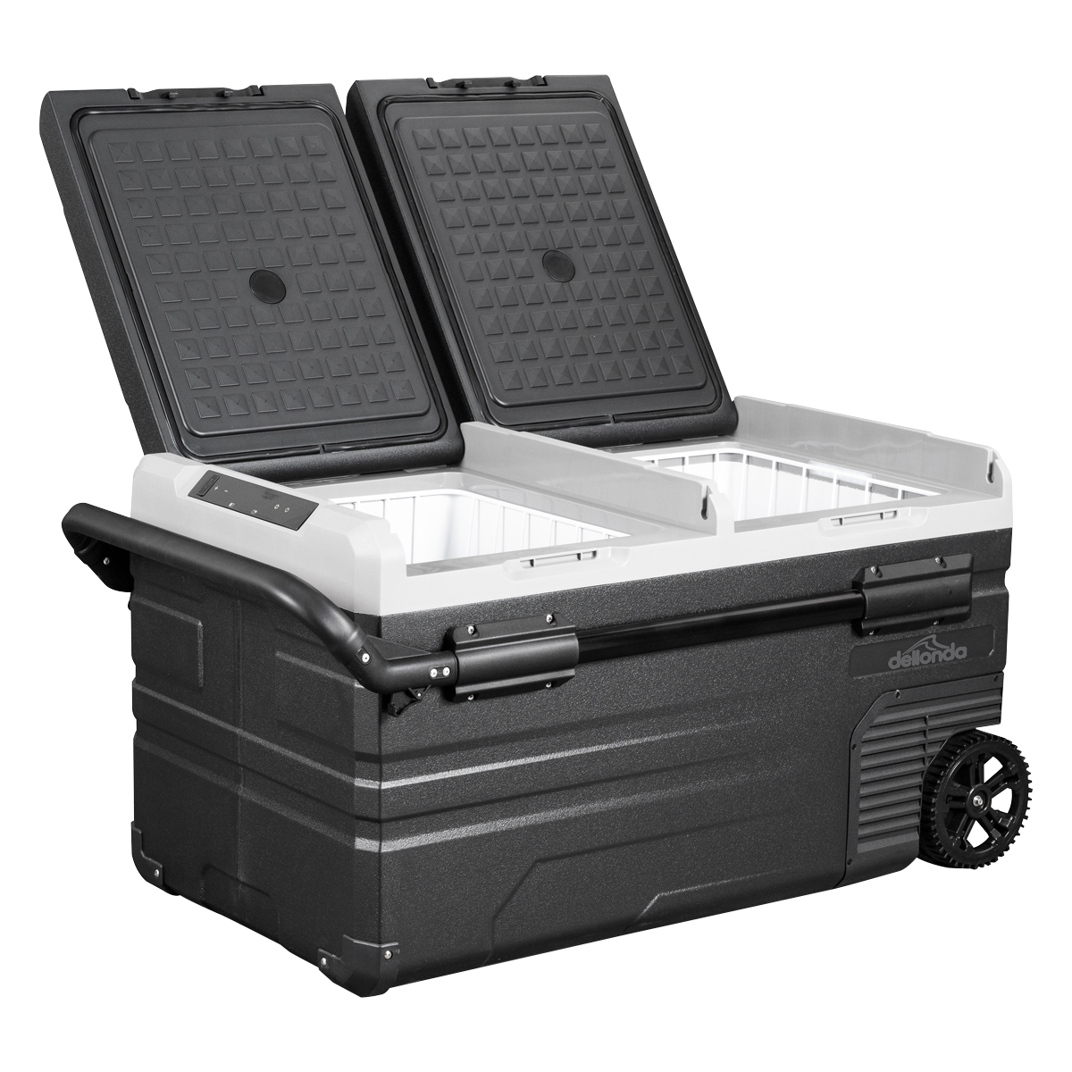 Dellonda DL127 Dellonda Portable Fridge Freezer/Cool Box with LED Display 75L
