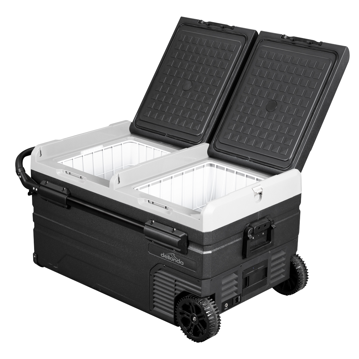Dellonda DL127 Dellonda Portable Fridge Freezer/Cool Box with LED Display 75L