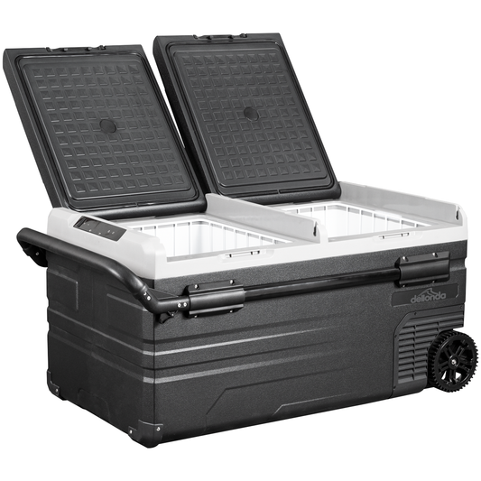 Dellonda DL128 Dellonda Portable Fridge Freezer/Cool Box with LED Display 95L