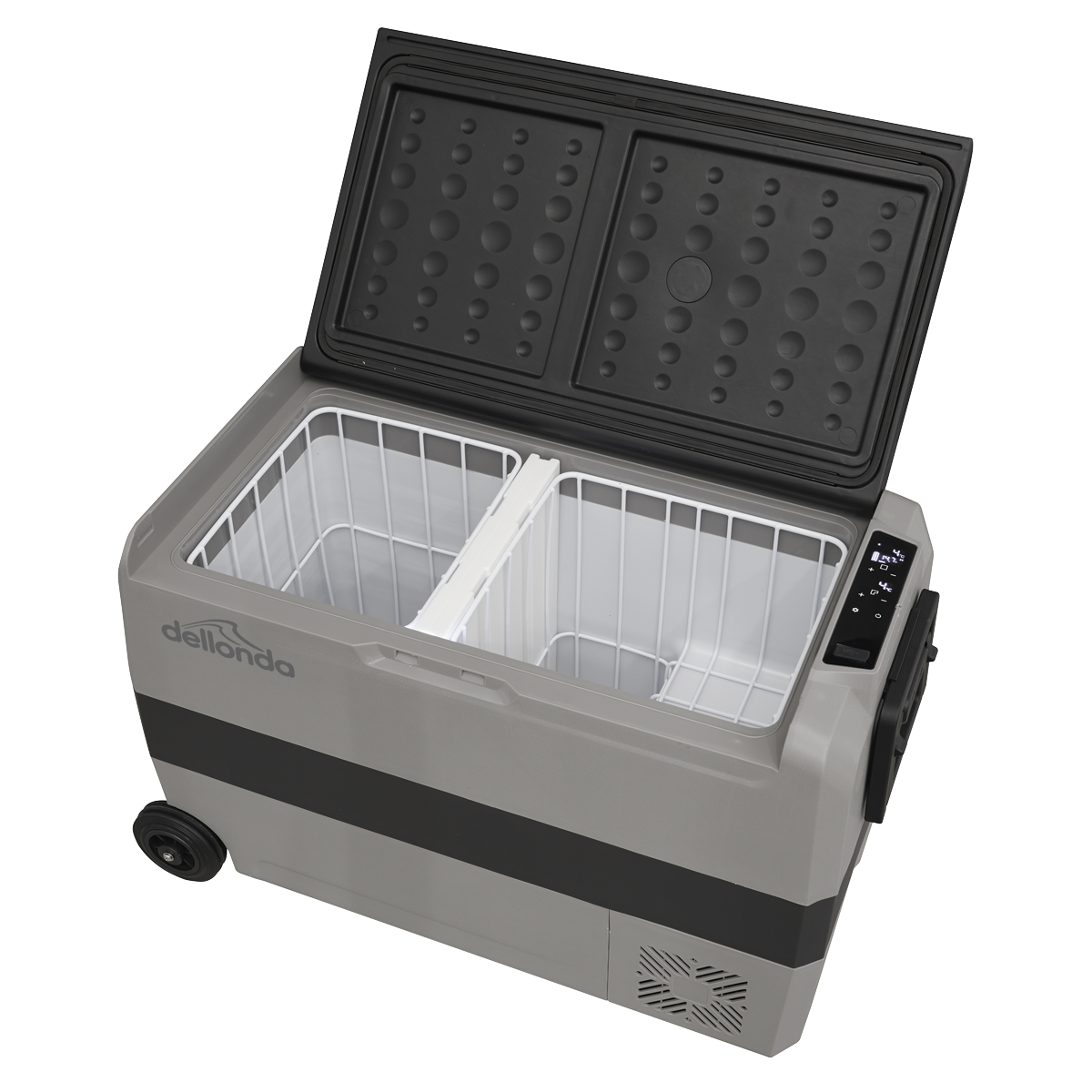 Dellonda DL132 Dellonda Portable Fridge Freezer/Cool Box with LED Display & AC/DC 230V Adaptor 50L