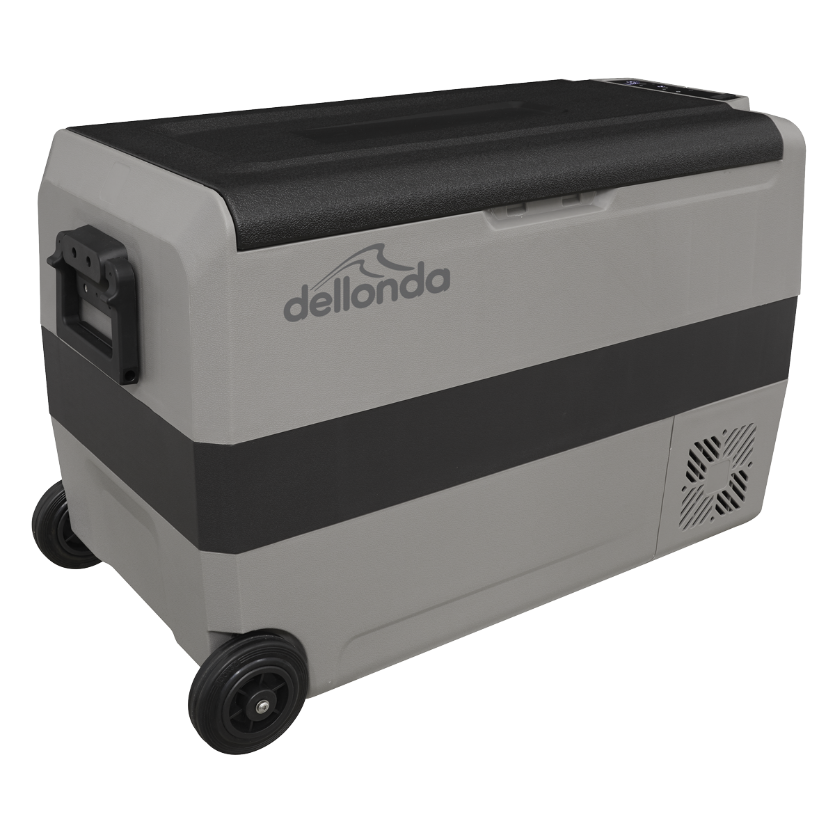 Dellonda DL132 Dellonda Portable Fridge Freezer/Cool Box with LED Display & AC/DC 230V Adaptor 50L