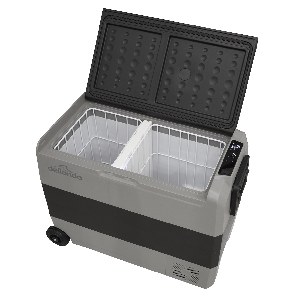 Dellonda DL133 Dellonda Portable Fridge Freezer/Cool Box with LED Display & AC/DC 230V Adaptor 60L