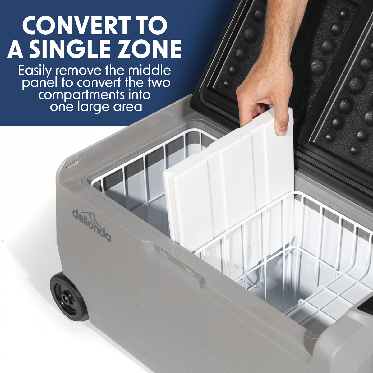 Dellonda DL13 Dellonda Portable Fridge Freezer/Cool Box with LED Display 36L