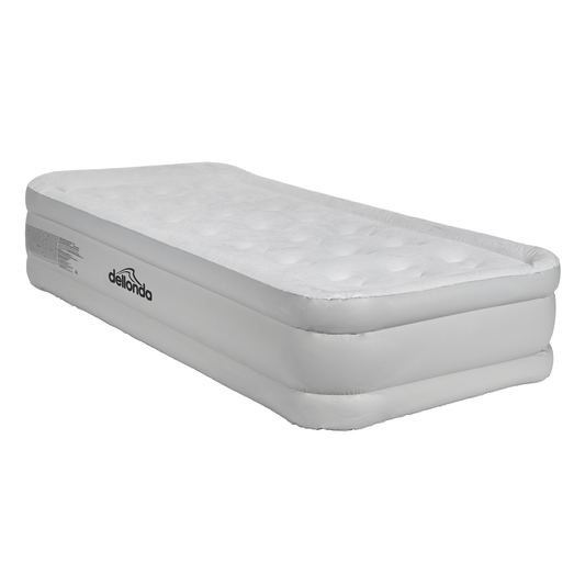 Dellonda DL144 Dellonda Raised Air Bed with Removable Electric Pump & Storage Bag - Single