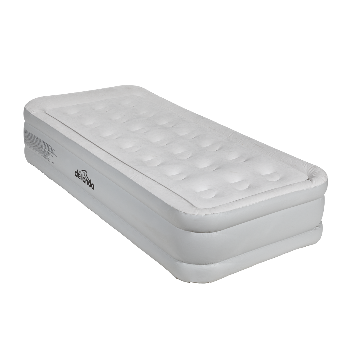 Dellonda DL144 Dellonda Raised Air Bed with Removable Electric Pump & Storage Bag - Single